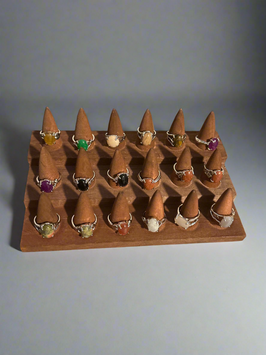 Natural Stone Rings